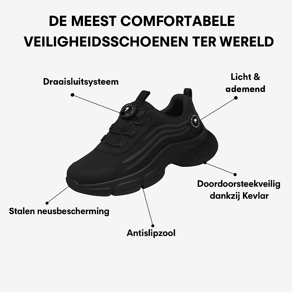 12 Uur Comfort, 0 Pijn β De Revolutie in Veiligheidsschoenen π